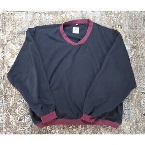 Tyndale Flame Resistant V-Neck Pullover Jacket Navy Blue Mens XL Work Safety